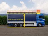 Camion hauteur variable